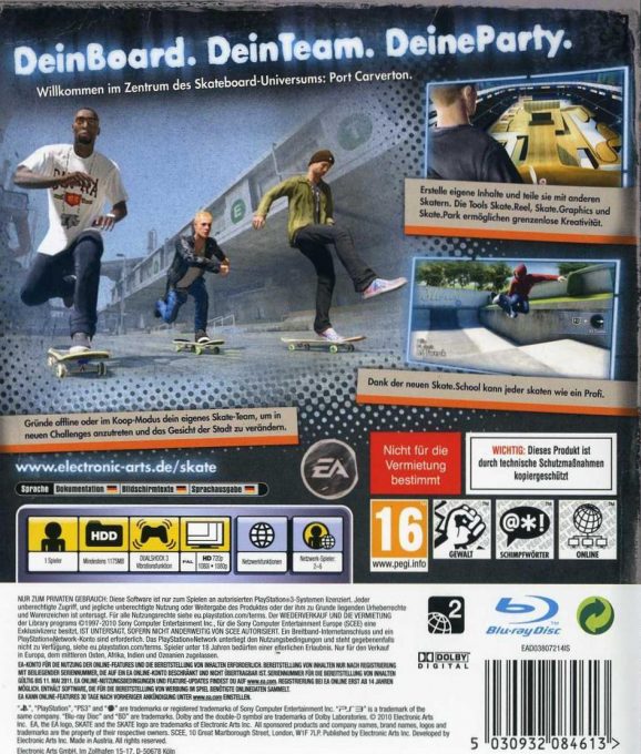Skate 3 dos