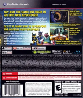 Sly Cooper : Voleurs à travers le Temps dos