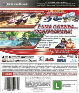 Sonic & All-Stars Racing Transformed dos