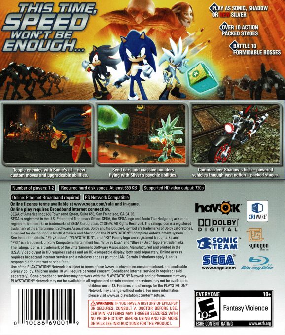 Sonic The Hedgehog dos