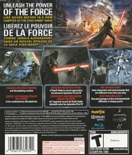 Star Wars : Le Pouvoir de la Force dos