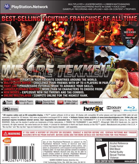 Tekken Tag Tournament 2 dos