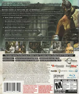 The Elder Scrolls IV : Shivering Isles dos
