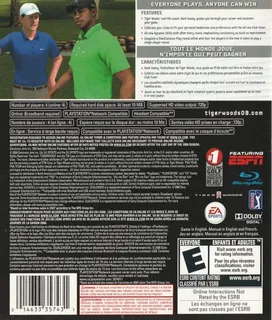 Tiger Woods Pga Tour 09 dos