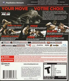 Ufc Undisputed 3 dos