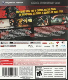 Yaiba : Ninja Gaiden Z dos