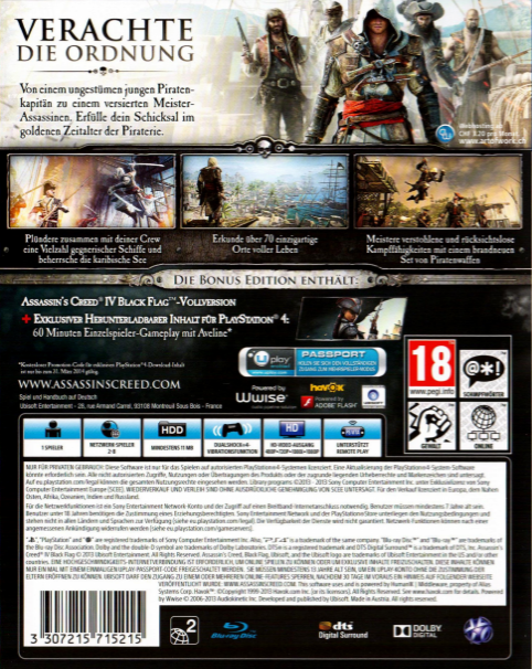 Assassin's Creed IV: Black Flag dos