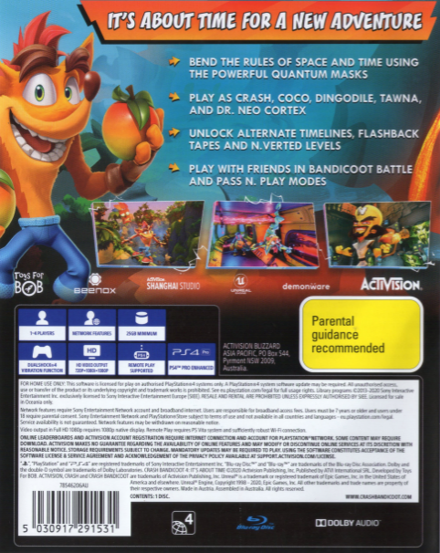 Crash Bandicoot 4 - It's About Time dos