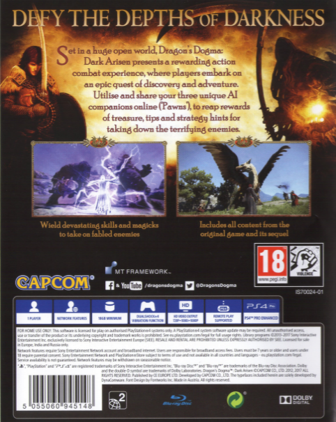 Dragon's Dogma - Dark Arisen dos