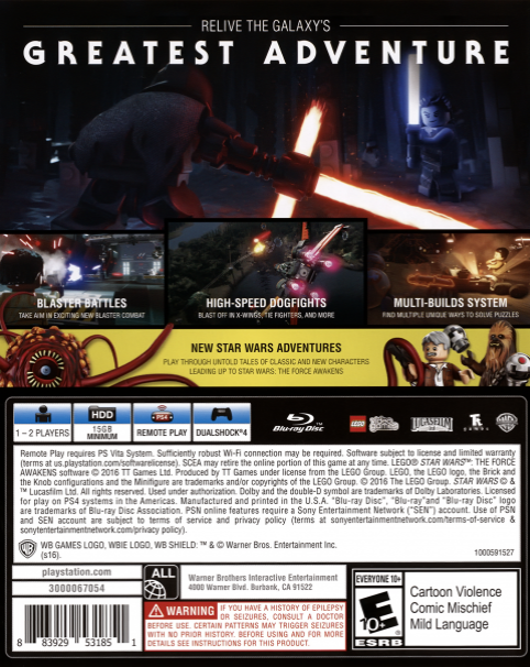 LEGO Star Wars - The Force Awakens dos