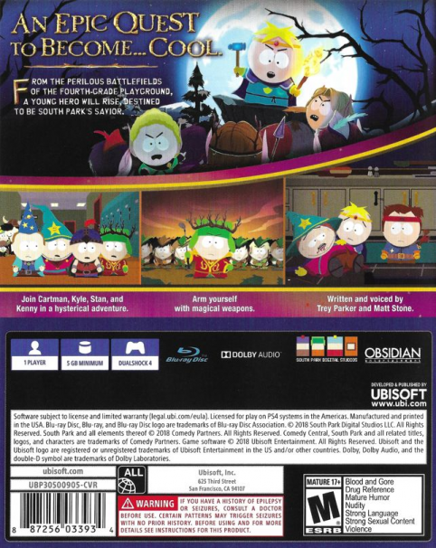 South Park: The Stick of Truth dos