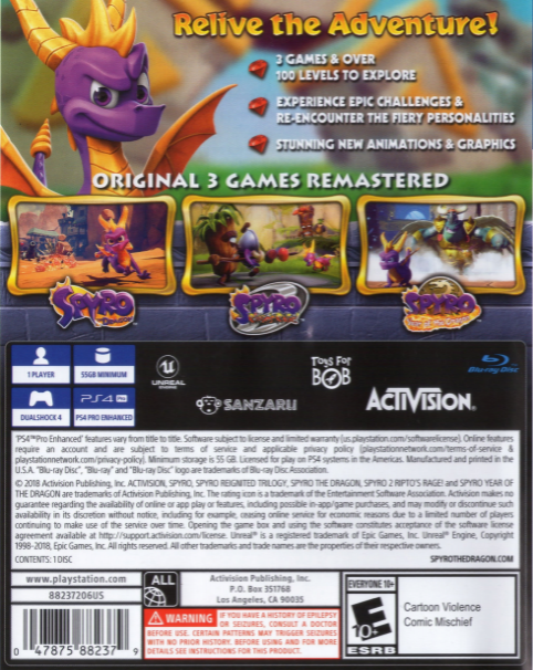 Spyro - Reignited Trilogy - Dos