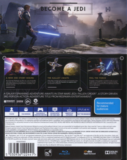 Star Wars - Jedi - Fallen Order dos