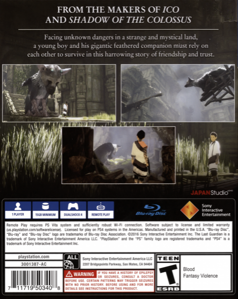 The Last Guardian dos