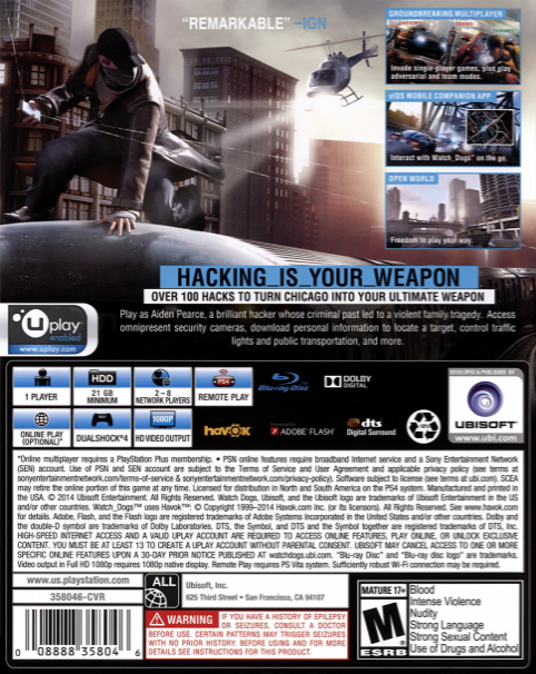 Watch Dogs dos
