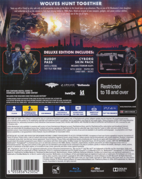 Wolfenstein - Youngblood - Deluxe Edition - Dos