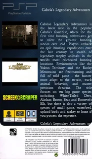 Cabela's Legendary Adventures dos