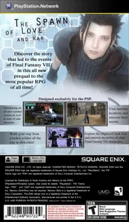 Crisis Core : Final Fantasy VII dos