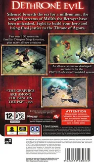 Dungeon Siege : Throne of Agony dos