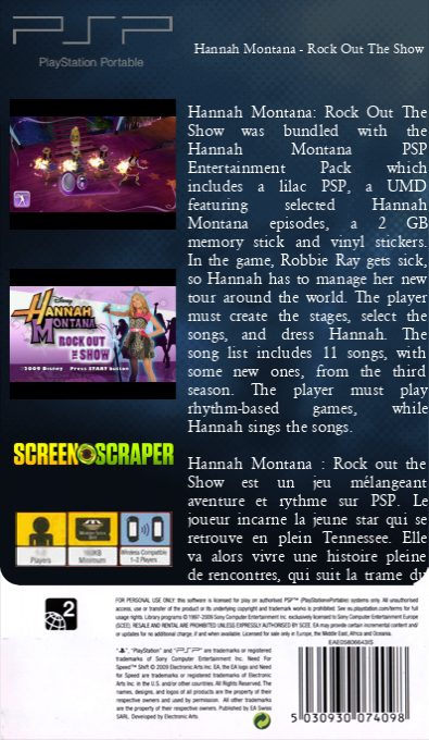 Hannah Montana : Rock Out the Show dos