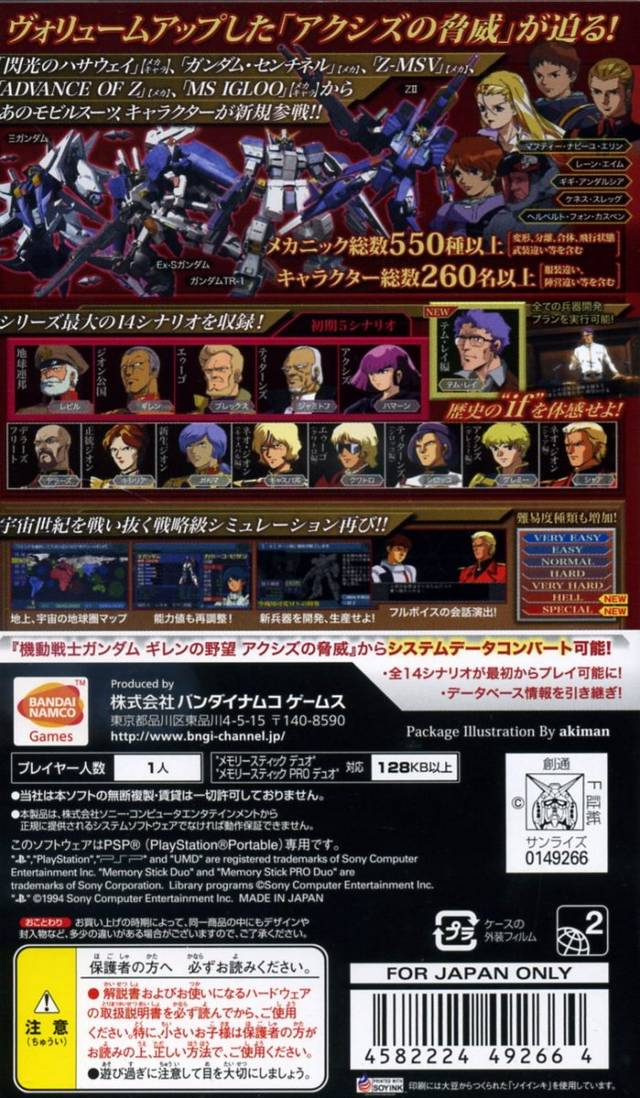 Kidou Senshi Gundam - Gihren no Yabou - Axis no Kyoui dos