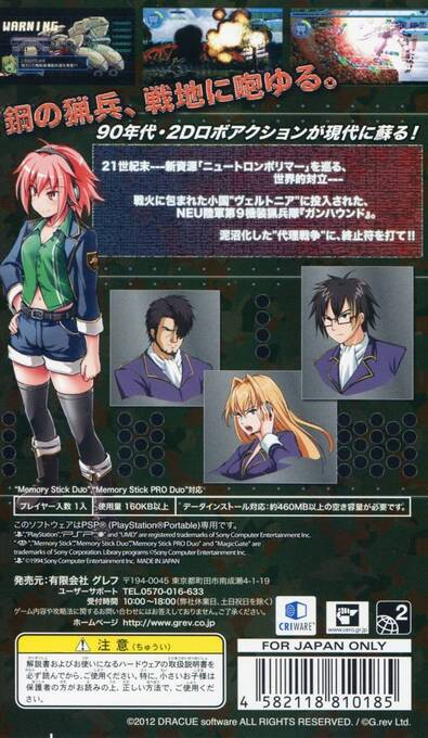 Kisou Ryouhei Gunhound EX dos