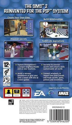 Les Sims 2 dos