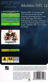 Madden NFL 12 dos