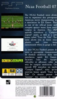 NCAA Football 07 dos