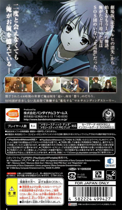 Suzumiya Haruhi No Tsuisou dos