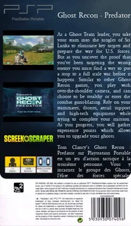 Tom Clancy's Ghost Recon : Predator dos