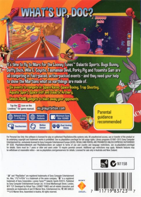 Looney Tunes Galactic Sports dos
