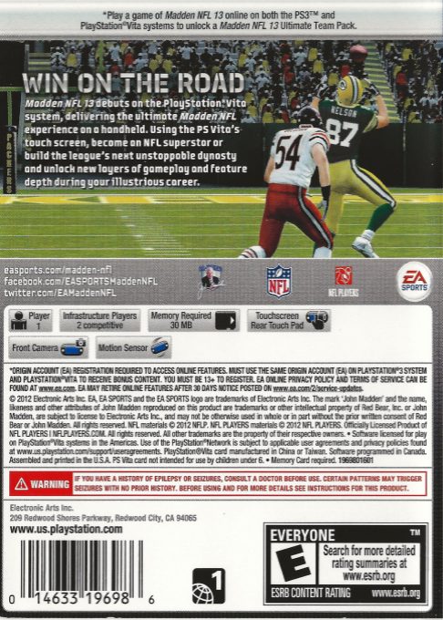Madden Nfl 13 dos