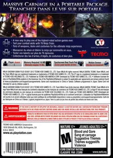 Ninja Gaiden Sigma 2 Plus - Dos