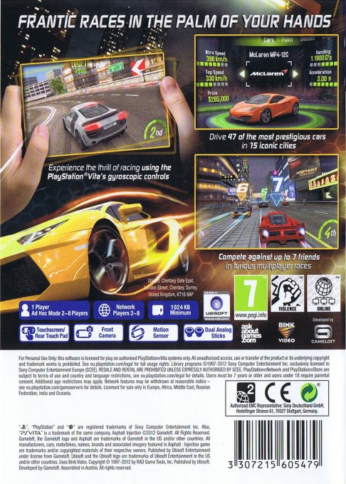 Asphalt Injection - Dos