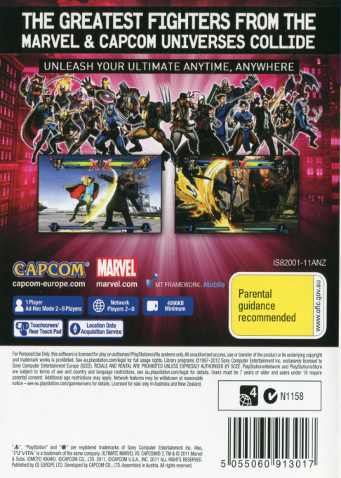 Ultimate Marvel Vs. Capcom 3 dos