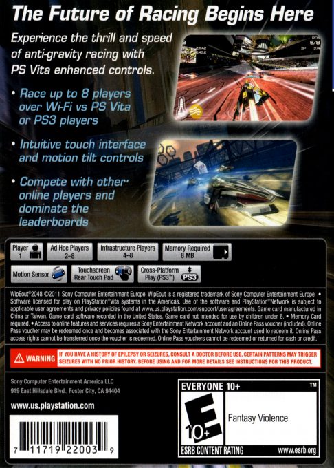 WipEout 2048 - Dos