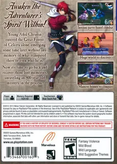 Ys : Memories of Celceta dos