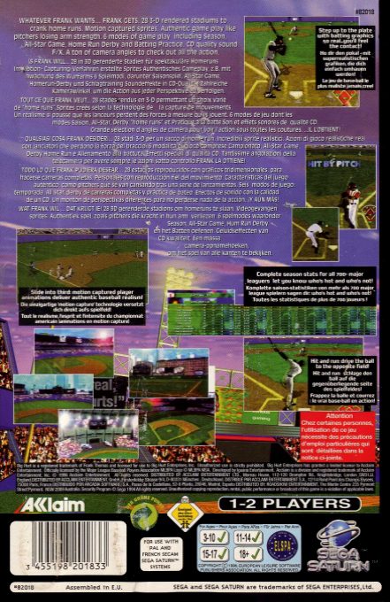 Frank Thomas Big Hurt Baseball - Dos