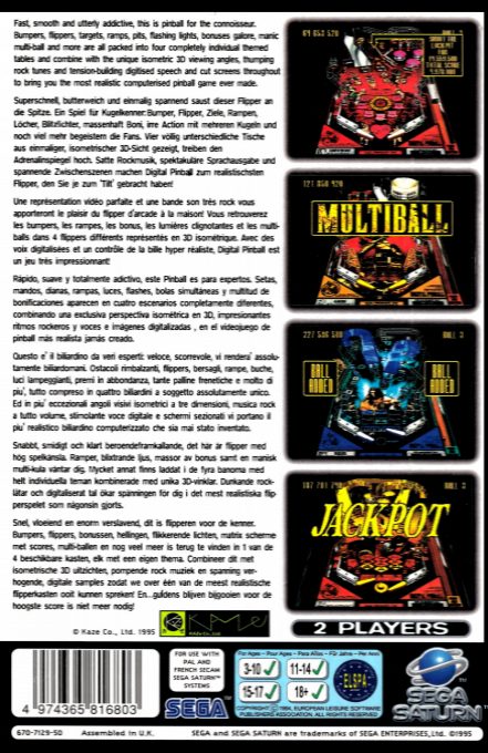Last Gladiators : Digital Pinball - Dos
