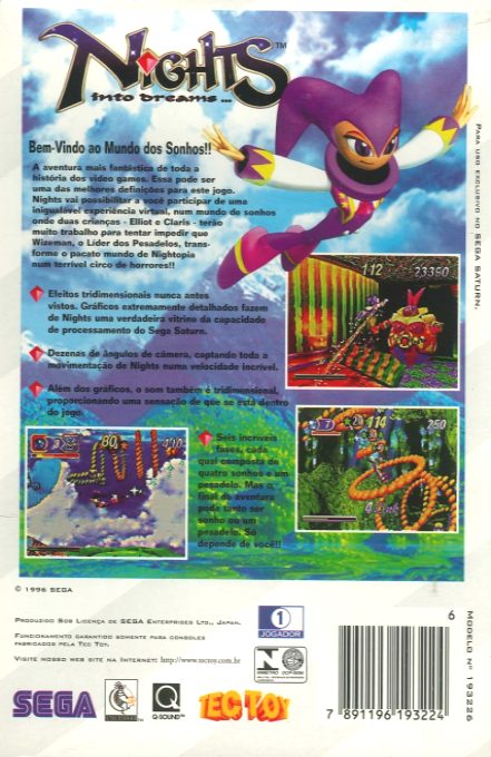 NiGHTS into Dreams... - Dos