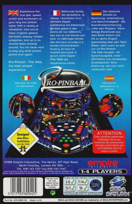 Pro-Pinball - Dos