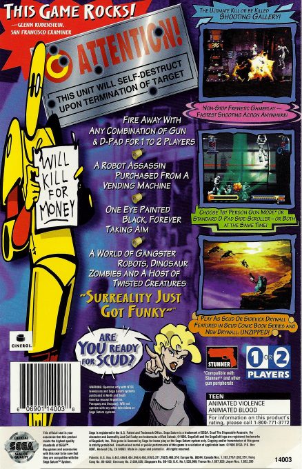 Scud : The Disposable Assassin - Dos