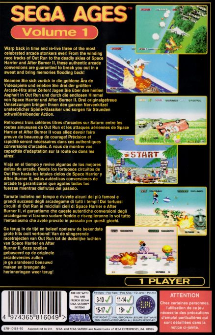 Sega Ages Volume 1 - Dos