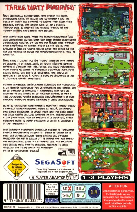 Three Dirty Dwarves - Dos