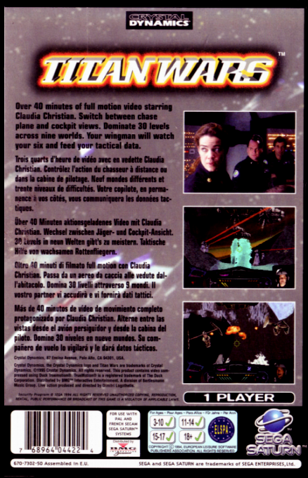 Jaquette arrière