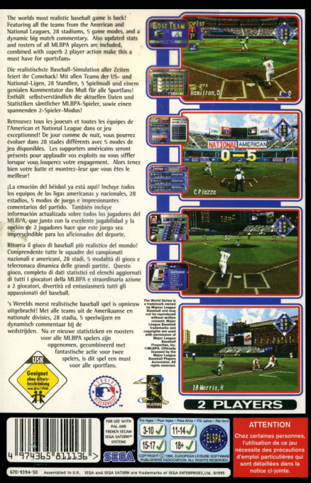 World Series Baseball 2 - Dos