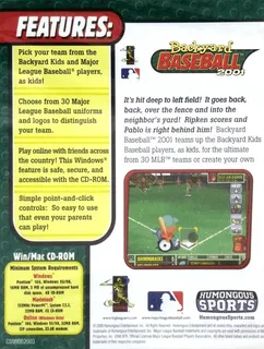 Backyard Baseball 2001 - Dos