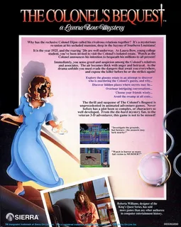 Laura Bow 1 - The Colonels Bequest - Dos