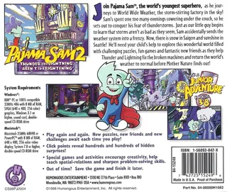 Pajama Sam 2 - Thunder And Lightning Aren't So Frightening - Dos